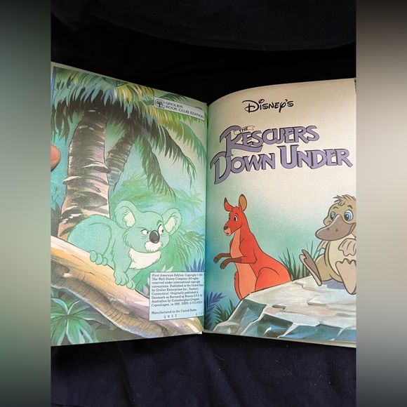 Disneys the Rescuers Down Under hardback book. - Picture 3 of 5